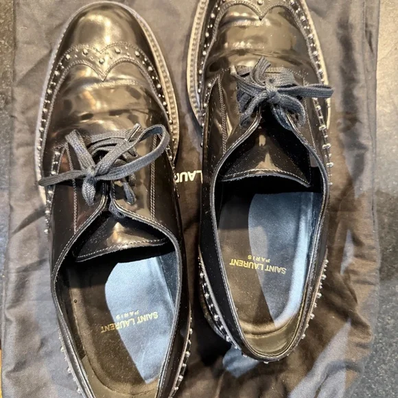 Saint Laurent Studded Derby Size 43 - Picture 4 of 8
